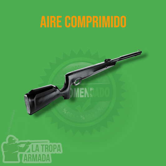 Rifle de Aire Comprimido GR1000X Nitro Piston  Multitiro 12 Disparos  Supresor Integrado  Incluye Mira 4x32 + 250 Diábolos