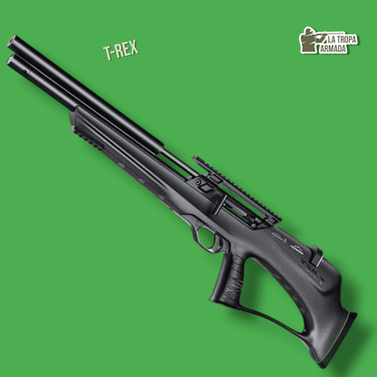 Rifle PCP Snowpeak T-REX BULLPUP Cal .22/.25 Supresor Integrado Gatillo Ajustable 50+ Disparos por Carga