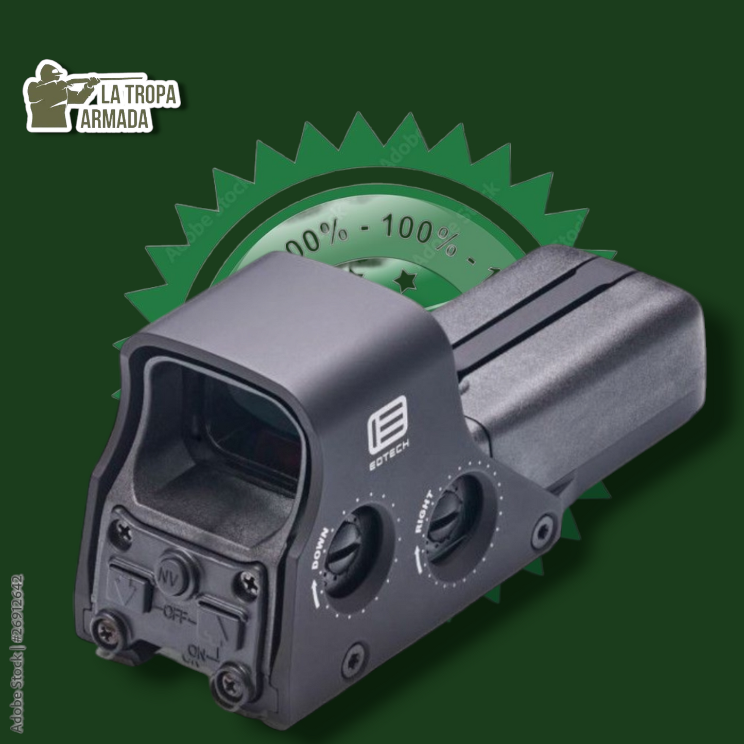 Mira Holográfica EOTech 552 – Precisión con Punto Rojo/Verde y Enfoque Rápido