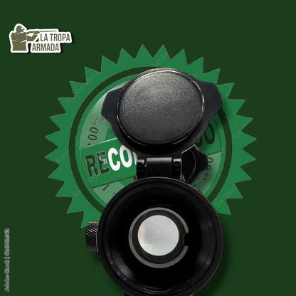 Mira Telescópica Red Dot 1X40 – Con Punto Rojo/Verde para Tiro Deportivo y Airsoft