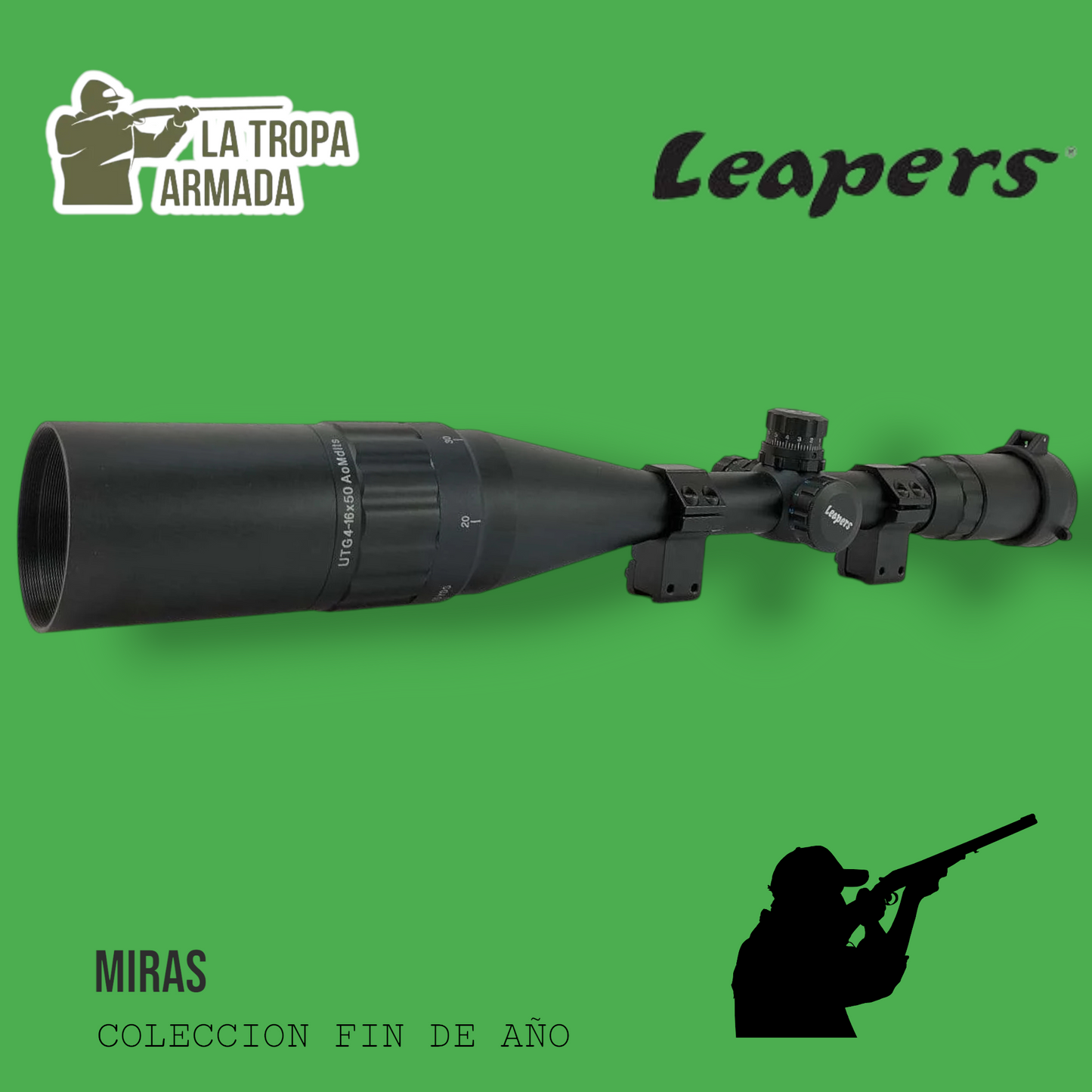 Mira Telescópica Leapers  4-16x50: Rendimiento Y Tecnologia